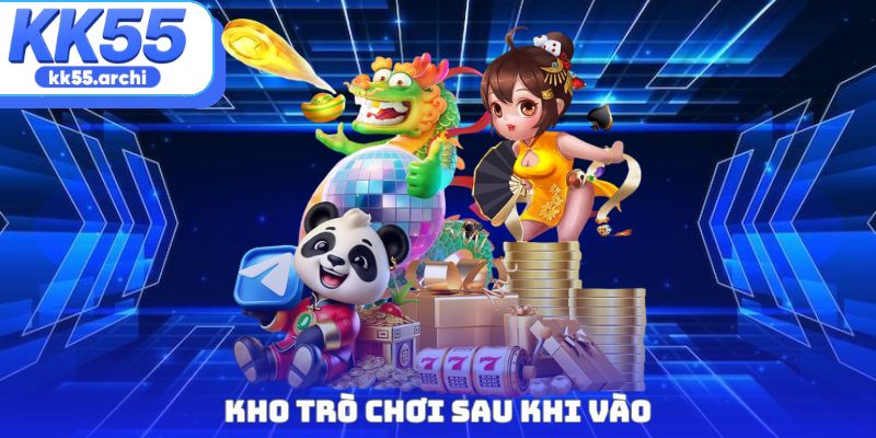 Kho trò chơi sau khi vào